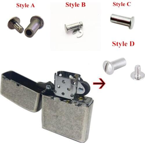 4 Kinds Universal Flint Steel Wheel Nut Rivets Kit Replacement Cam Screw Set For ZP Kerosene Lighter Repair Service Supplies