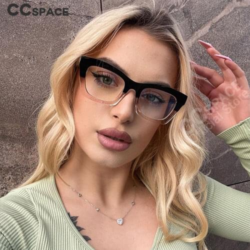 49524 TR90 Anti Blue Glasses Frames Cat Eye Retro Men Women Optical Fashion Computer Glasses