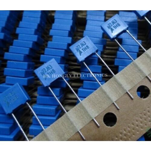 50PCS B32529 U1J63 U12K63 U22J63 U33K63 0.1UF 0.12UF 0.22UF 0.33UF 104 124 224 334 K J 63V P=5mm FILM CAPACITOR