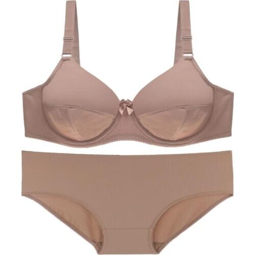 New oversized bra set super thin collection sexy bra C D E F cup comfortable breathable bra set 105E