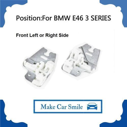 FOR BMW E46 3 SERIES WINDOW REGULATOR REPAIR CLIPS with METAL SLIDER FRONT RIGHT or LEFT 98-13