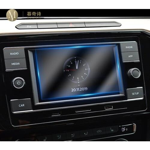 For Volkswagen Arteon 2019 2020 Automotive interior GPS navigation film LCD screen Tempered glass protective film Refit 6.5inch