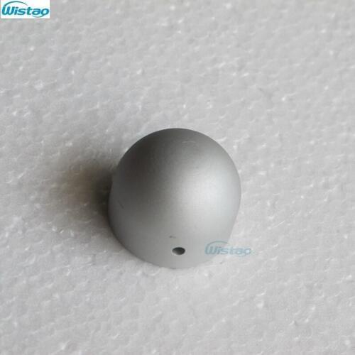 IWISTAO Solid Potentiometer Knob Simicircle Whole Aluminum HIFI Amplifier OD35mm High 28mm ID 6mm Silver DIY Free Shipping