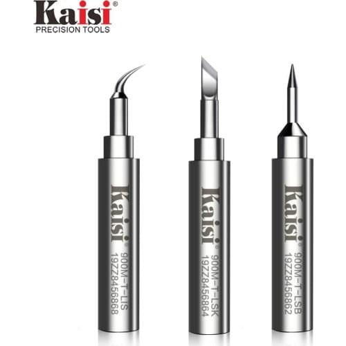 Kaisi T-LSB T-LSK T-LIS Welding Tool Lead-Free Solder Iron Head Tips Replacement Soldering Bit Welding Tool