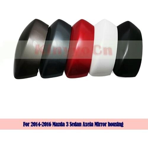 Kinyyocn For Mazda 3 Sedan Axela 2014 15 2016 External mirror Cover Rearview Mirror Cover side mirror Housing