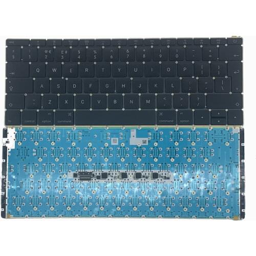 New Original A1534 1534 UK Keyboard With Backlight For APPLE MacBook Retina 12" A1534 2015 MF855 MF865 MJY32 MK4M2