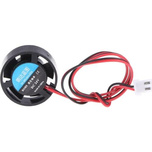 25.5x10mm 5V 9V 12V 24V Round Mini Cooling Fan For LED Lamps Computer Radiator