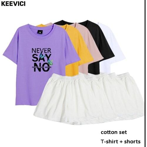 Summer Cotton Sets Womens Pajamas Casual Two Pieces High Waist Short Pants Letter Printed Sleep Tops Short Sleeve Tracksuits