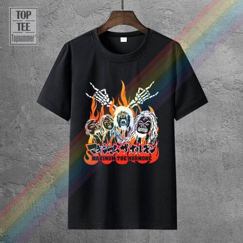 New Maximum The Hormone Japanese Rock Band T Shirt MenS Black Size S To Xxl