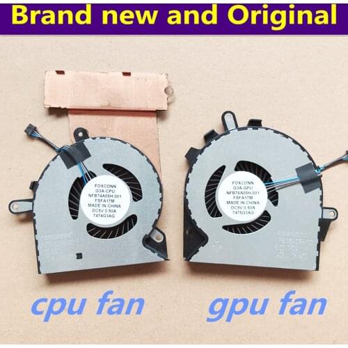 New original Laptop GPU cooling fan for HP OMEN 15-CE TPN-Q194 Cpu Cooler FAN Notebook Computer Replacement Accessorie