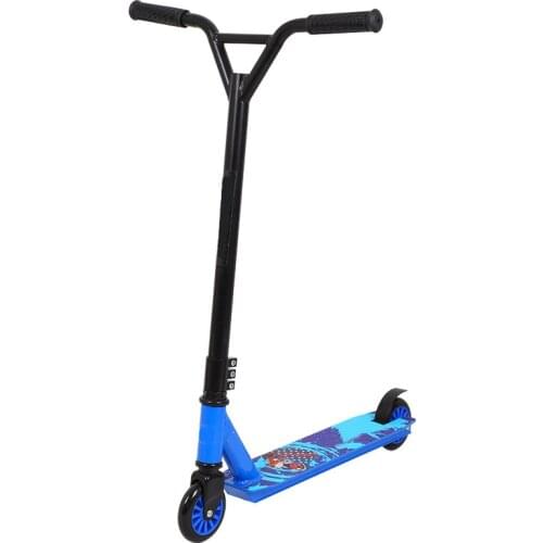 Aviation Aluminum Alloy Two Rounds Professional Extreme Sports Scooter Freestyle Street Surfing Kick Scooter Stunt Scooter XJ