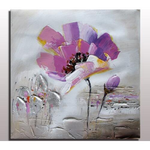 Modern Abstract Flower Oil Painting Wall Pictures For Living Room Decor Hand Painted Flower Wall Painting Decoracao Para Casa