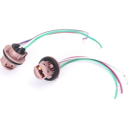 T20 7441 7443 992A Bulbs Socket Brake Turn Signal Light Harness Wire LED Tail Plug Adapter