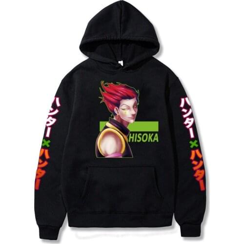Hunter X Hunter Cosplay Graphic Sweatshirt for Men Women Tops Unisex Pullover 2021 Hot Anime Hisoka Morow Hoodie