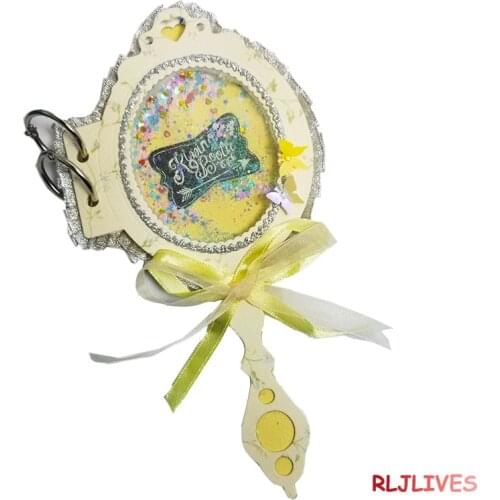 Vintage Hand Mirror Planner Page Metal Cutting Dies Stencils for DIY Scrapbooking photo album Decorative Embossing Paper Cards