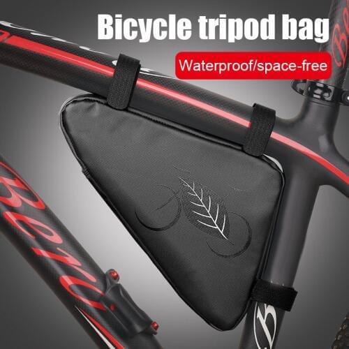 Waterproof Bicycle Bag Triangles PU Bag Crossbeam Package Mountain Bike Toolkit WHShopping