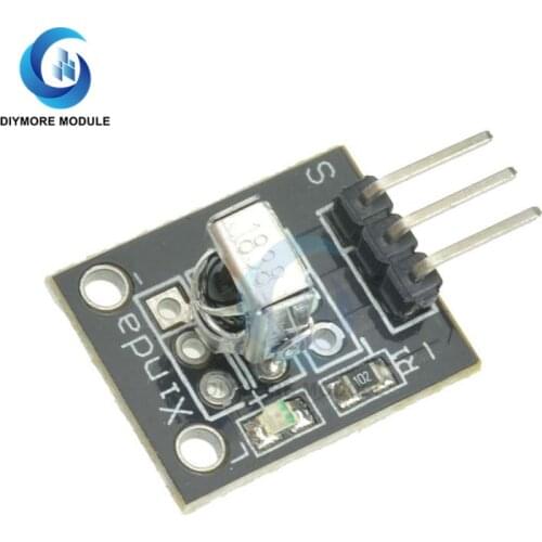 VS1838 IR Infrared Sensor Receiver Module 2.7 -5.5V 18m Receiving Range for Arduino Development DIY Kit