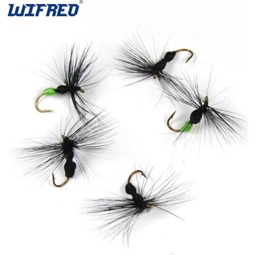 Wifreo 10PCS Ant Fly Black & Green Butt Ants for Trout Fly Fishing