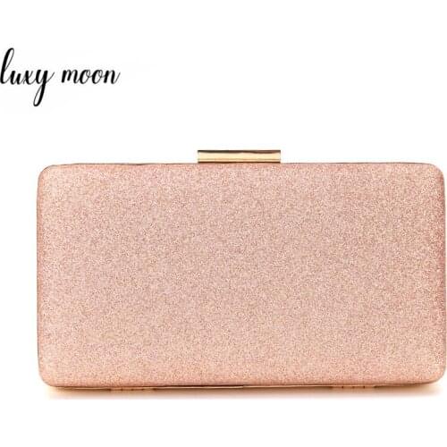 Gold Silver Clutch Purses Evening Bags Sequin Wedding Bridal Clutches Luxury Handbags Women Bags Designer Shoulder Bags ZD1325