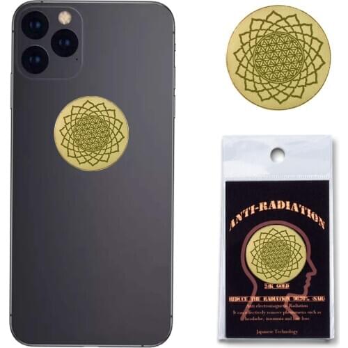 10pcs Against EMF Radiation Sticker High Negative Ions 3000cc for Health