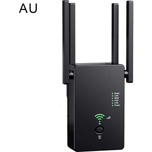 1200Mbps 5.8Ghz WiFi Repeater Wireless Wifi Extender 802.11N Long Range Wi-Fi Amplifier Signal Booster 2.4G Wifi Repeater