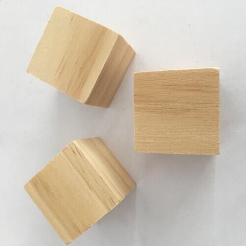 16 pcs children educationcal brick toy pine wooden blocks 4*4*4cm