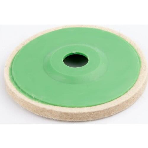1x 125mm Round Polishing Wheel Wool Felt Buffing Polishers Pad Buffer Tools For Metal Marble Plastic Dremel Accessories