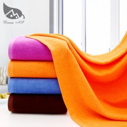 70 x180cm super increase Bath Towel for Adults Thick Men Sport Beach Towel Bathroom Outdoor Travel Big Towel White Blue & Orange