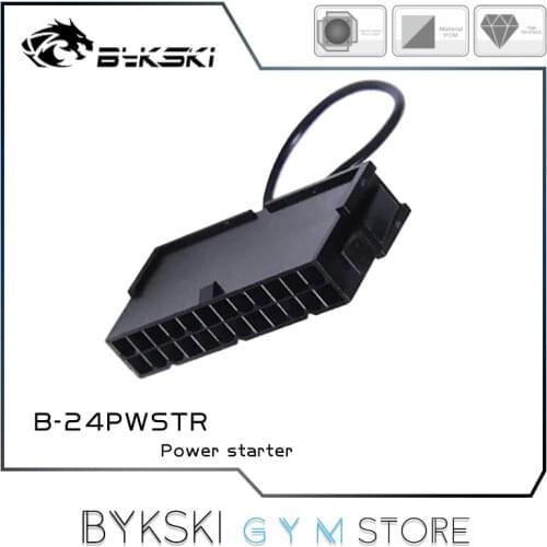 Bykski 24 Pin PSU Starter, Power On Without Connecting Motherboard, Host Power Supply Socket, PC Water Cooling Parts, B-24PWSTR
