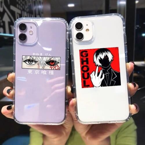 ZUIDID Tokyo Ghoul Clear Phone Case For iPhone 11 Pro Max 12 X XS XR SE20 6 7 8Plus Japan Anime Kaneki Ken Soft TPU Cover Fundas