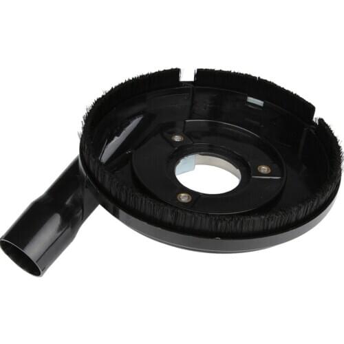 Black Cutting Grinder Dust Cover 125mm 5 Inch Dust Shroud Suction Hood For Angle Grinder Concrete Grinder Dirt Removal
