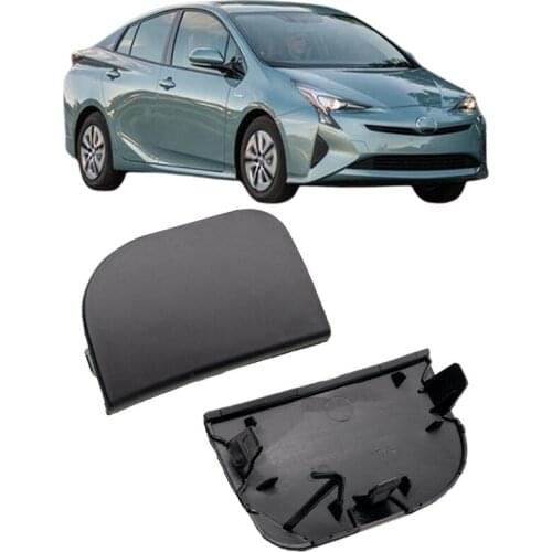 2Pcs Car Front Bumper Tow Eye Decoration Cover Cap Unpainted For Toyota Prius 2012 2013 2014 2015 Car Accessories