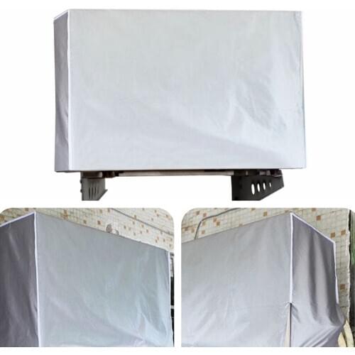 Outdoor Air Conditioner Cover Anti-Dust Anti-Snow Waterproof Sunproof 4 Sizes Cleaning Cover Air Conditioner Protectors