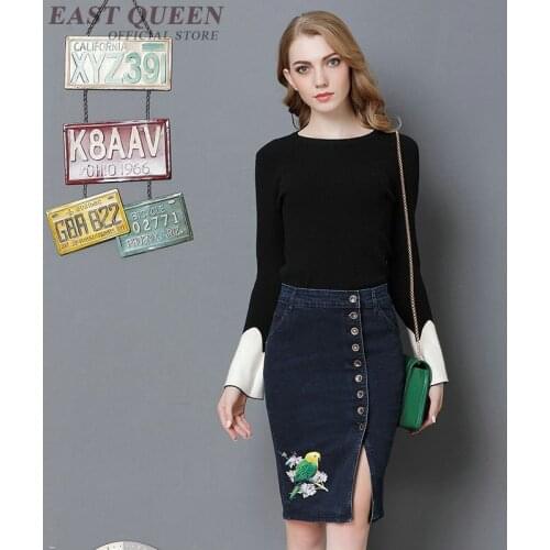 EASTQUEEN Denim Pencil Skirts