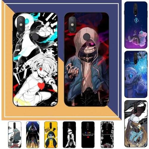 FHNBLJ Undertale Sans Phone Case for RedMi note 7 8 9 6 5 4 X pro 8T 5A