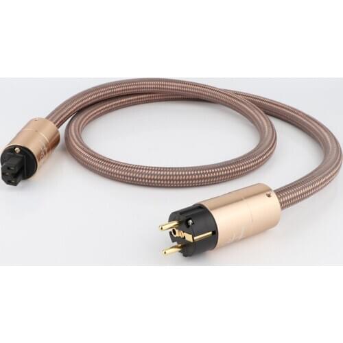 HI-End Accuphase Schuko Power Cord, CD amplifier amp EU Power Plug Cable, HIFI AC Mains Power Cable, EU Schuko Power line