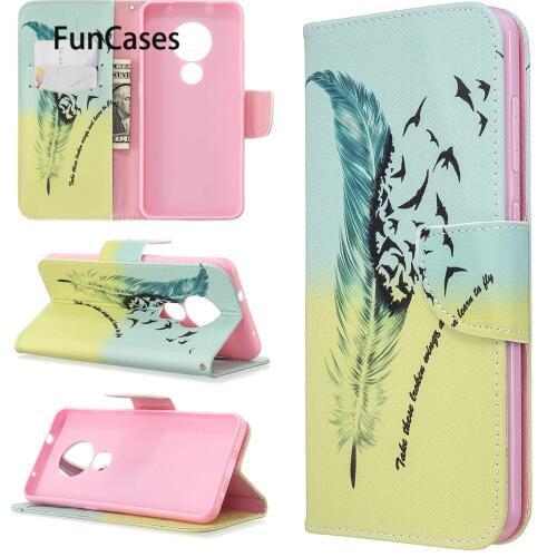 Quotes & Messages PU Leather Phone Case For estojo Nokia 7.2 Case Luxury sFor Nokia etui 6.2 Fundas Wallet Cases Cute n7.2