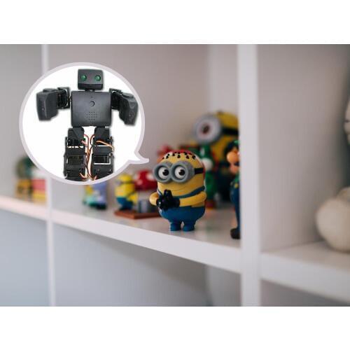 WIFI Control VIVI Humanoid Robot 18DOF Robotic Frame Kit with 18pcs Servos for Android/IOS 3D Printing DIY