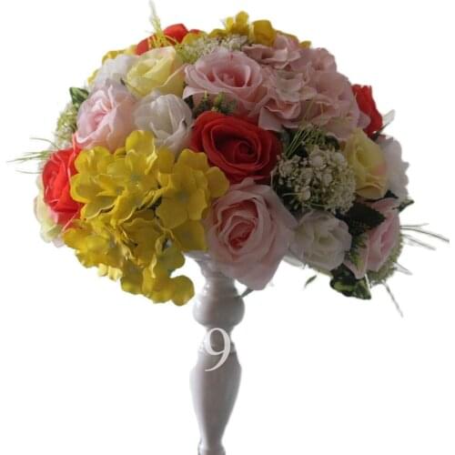 SPR NEW!!Free shipping!wedding centerpiece,wedding table decoration flowers, Road lead flower balls,(only the flowers)10pcs/lot