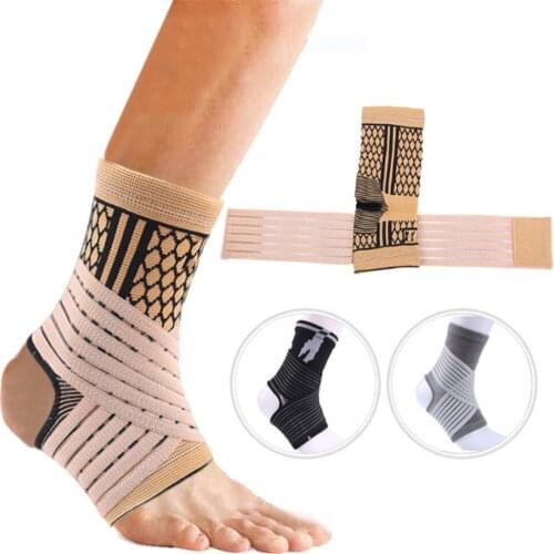 High Elastic Compression Ankle Bandage Brace Support for Sports Basketball Soccer Sports Safety Ankle Protection Support Brace