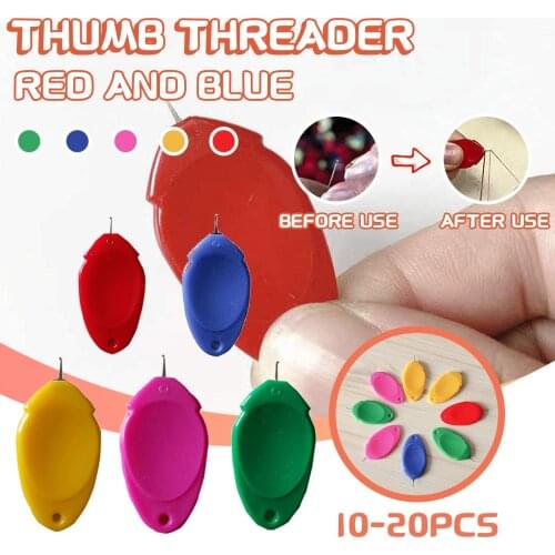10/20pcs Plastic Diy Threader Sewing And Machine Needle Threader Sewing Machine Bow Wire Thread Plastic Insert Craft Tools