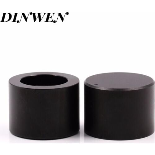 30*22mm Machined Solid Aluminum Volume Knob CD DAC Turntable Radio Guitar AMP Potentiometer Cap Sound Control Knob Black 1PC/Lot