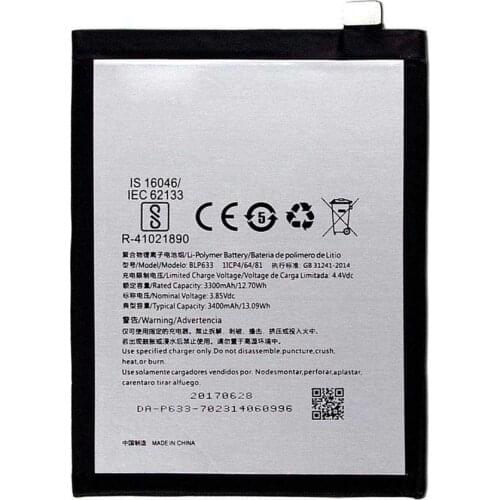 Compatible OnePlus 3T Battery (3.85V, 3400 mAh, BLP633)