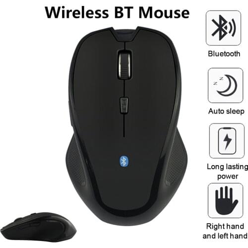 Bluetooth Wireless BT Mouse 1600 DPI 6 Buttons Ergonomic For imac pro macbook Laptop Computer Optical Mice Honor Magicbook