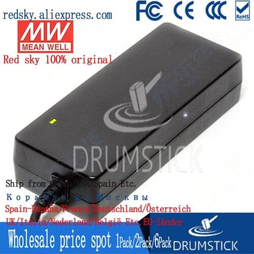 Friendly MEAN WELL 12Pack GST90A15-P1M 15V 6A meanwell GST90A 15V 90W AC-DC High Reliability Industrial Adaptor