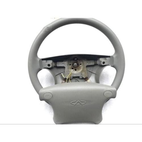 Beige color steering wheel cover with LOGO for Chinese CHERY QQ QQ3 auto car motor part