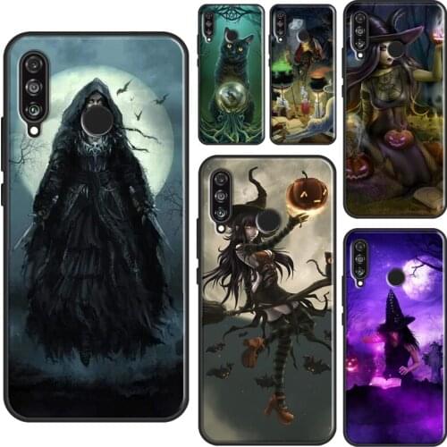 Halloween Wicked Witch For Huawei P40 Lite P20 P30 Pro Nova 5T P Smart 2019 Case For Honor 20 10 X Lite 8X 10i