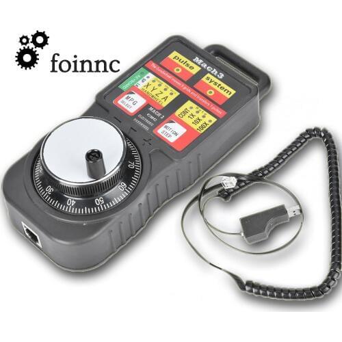 CNC MACH3 USB Industrial Electronic Handwheel 4 Axis Manual Pulse Generator MPG Pendant Handwheel