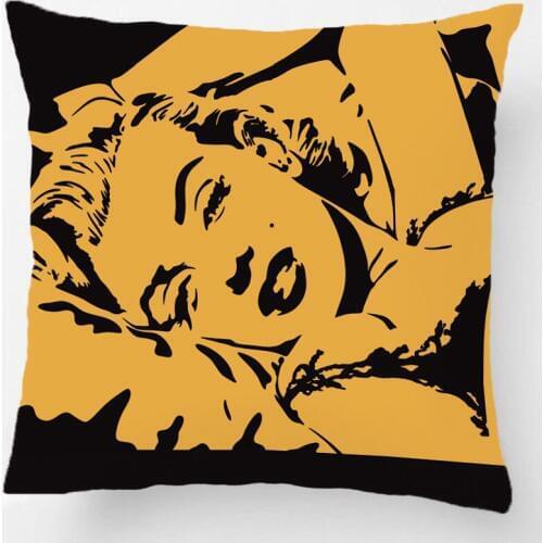 Beauty Printing Throw Pillowcase Decorative Cushion Cover Monroe Pillowcase Perfect Gift By Lvsure For Car Sofa Seat