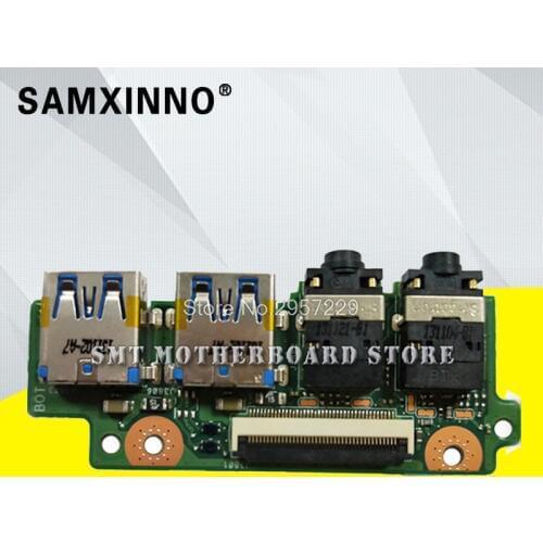 For Asus N56 N56V N56VJ N56VM N56VB N56VZ N56J N56JR N56JN N56JK Laptop Audio USB IO Board Interface Sound Card Reader Board